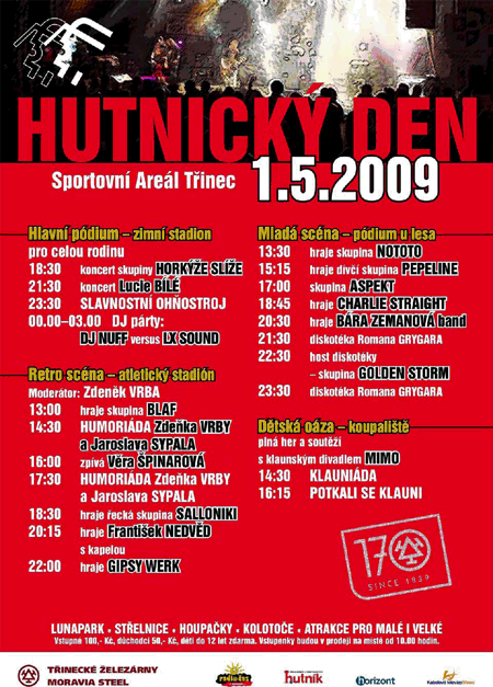 Hutnický den 2009 v Třinci