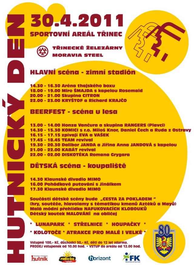 Hutnický den 2011 v Třinci - program